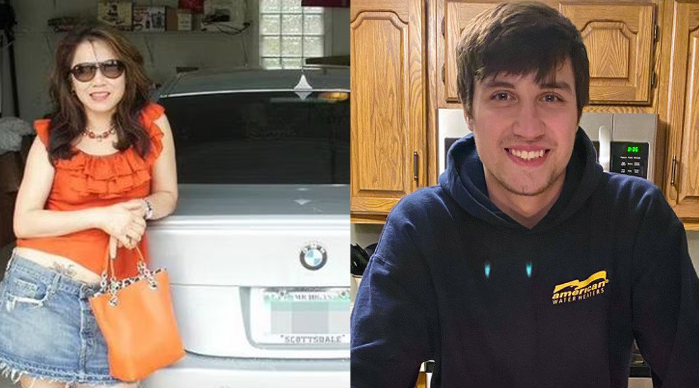 Tubtim “Sue” Howson, at left in a photo taken from social media. At right, Benjamin Kable in a photo taken on his 22nd birthday posted to a Gofundme fundraiser.