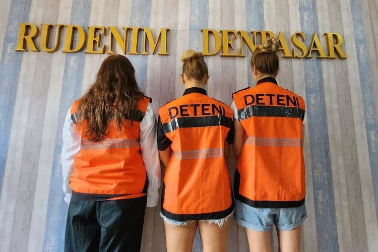 Three Russian women who entered Indonesia using business and tourist visas were deported by immigration authorities in Bali on March 10, 2023. The authorities said they were sex workers offering their services on the Island of Gods. Photo: Obtained.