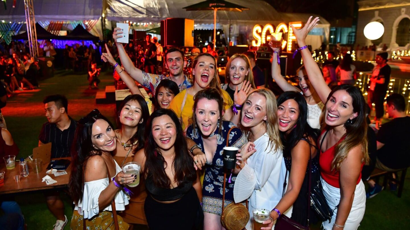 A file photo of Singapore Cocktail Festival in 2019. 