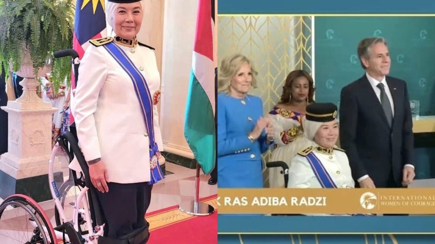 The disability-rights advocate was one of 11 recipients chosen from among 60 candidates from around the world at the White House award ceremony on March 11. Photos: Ras Adiba Radzi Facebook 