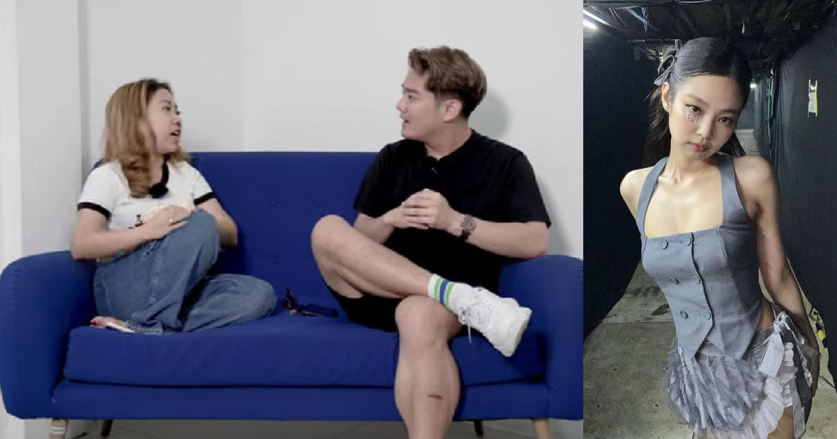 Left: Kiky Saputri and Boy William give their reviews of Blackpink’s recent Jakarta concert in a vlog posted on the former’s YouTube channel. Right: Blackpink’s Jennie Kim backstage in Jakarta as taken from her Instagram account @jennierubyjane