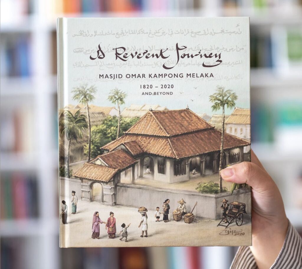 The book maps out the history of the mosque through the years. Photo: Wardah Books