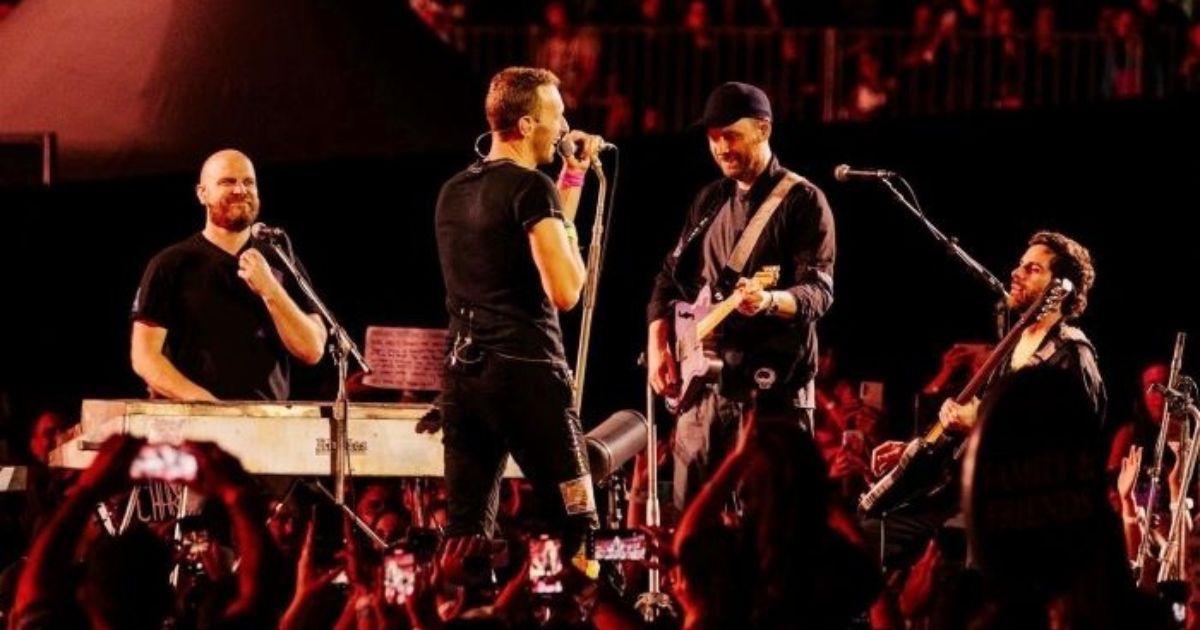 Coldplay in concert. Photo: Facebook/Coldplay