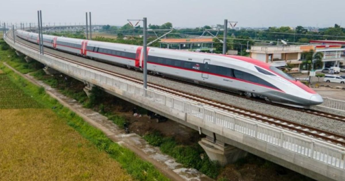 The Jakarta-Bandung high-speed train. Photo: PT KCIC