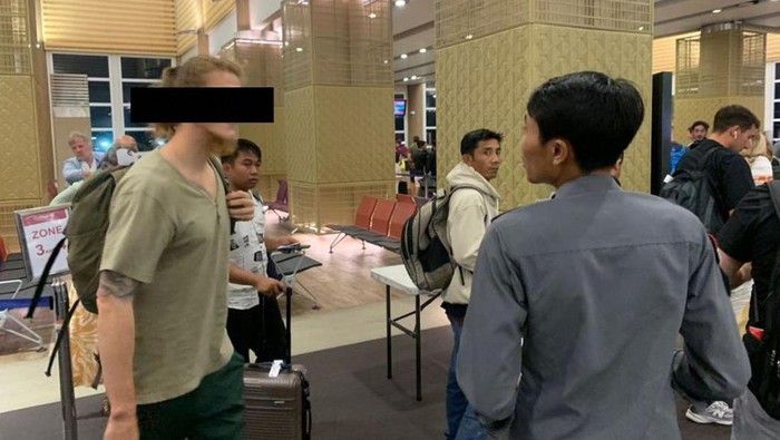 IC, 34, a Russian national, was deported from Indonesia on June 6, 2023 after being convicted for growing marijuana in a rented house in Bali. Photo: Obtained.