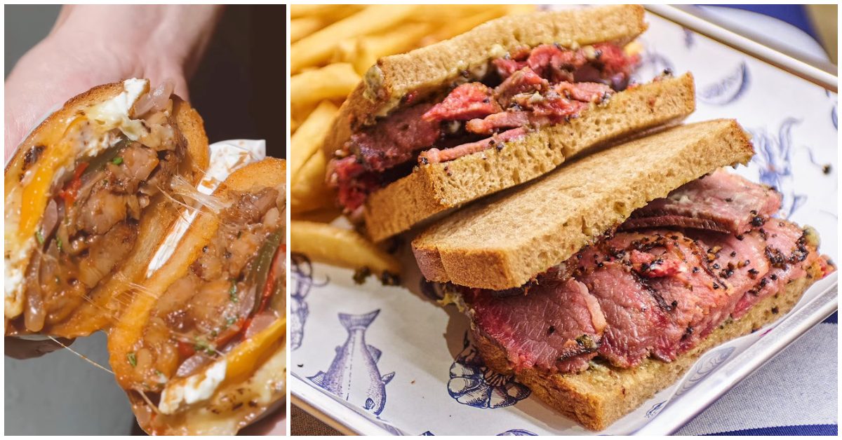 Photo: Buff Beef Bro from 46MIttsu and Pastrami sandwich from Greenwood Fish Market